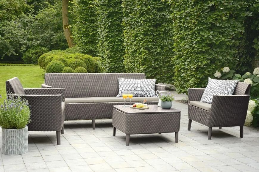 Набір меблів Salemo 3 seater set Allibert 8711245155425 8711245155425 фото