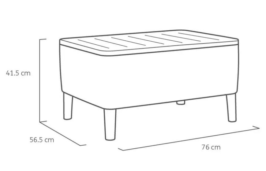 Набір меблів Salemo 3 seater set Allibert 8711245158693 8711245158693 фото