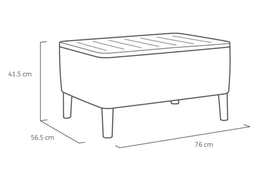 Набір меблів Salemo 3 seater set Allibert 8711245158709 8711245158709 фото