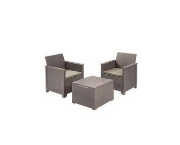 Комплект пластикових меблів Keter Emma Balcony Set капучино 254095 254095 фото
