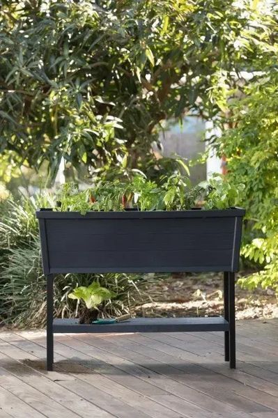 Цветочный горшок Keter Alfresco garden bed графит 253703 253703 фото