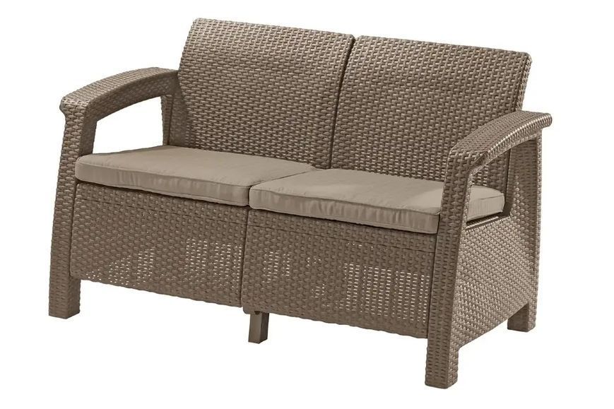 Софа Keter Corfu love seat Капучино 227644 227644 фото