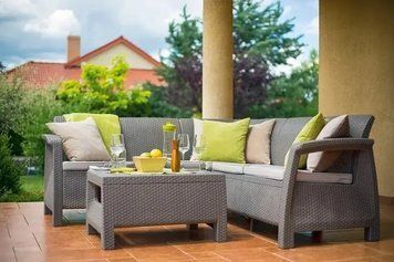 Набор садовой мебели Keter Corfu RELAX Капучино 227845 227845 фото