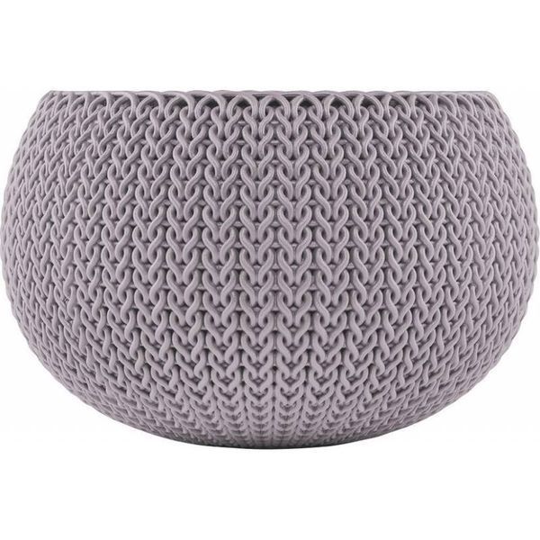 Горшок для растений Cozies M сиреневый в комплекте цепочек Keter 7290106929890 фото