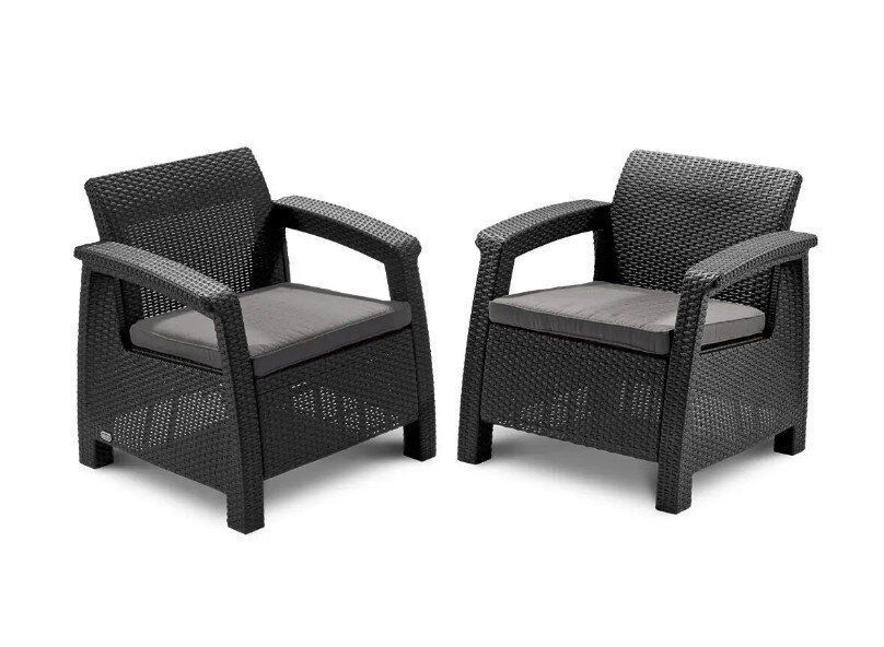 Комплект садових меблів Keter Corfu Rest Графіт Keter 241725 241725 фото