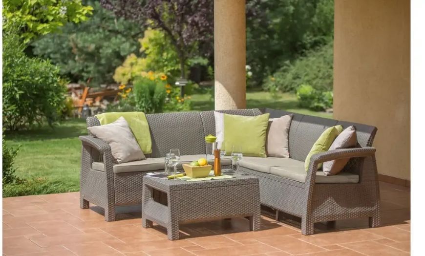 Набір садових меблів Keter Corfu RELAX Капучино 227845 227845 фото
