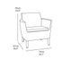 Набор мебели для террасы KETER Salemo balcony SET (236845) коричневый 253201 253201 фото 3