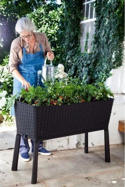 Грядка для рослин на ніжках Keter Easy Growing 120л коричневий 230297 230297 фото