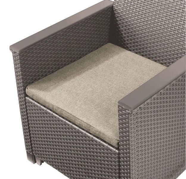 Комплект садових меблів EMMA 3 SOFA Капучино Keter 246154 246154 фото