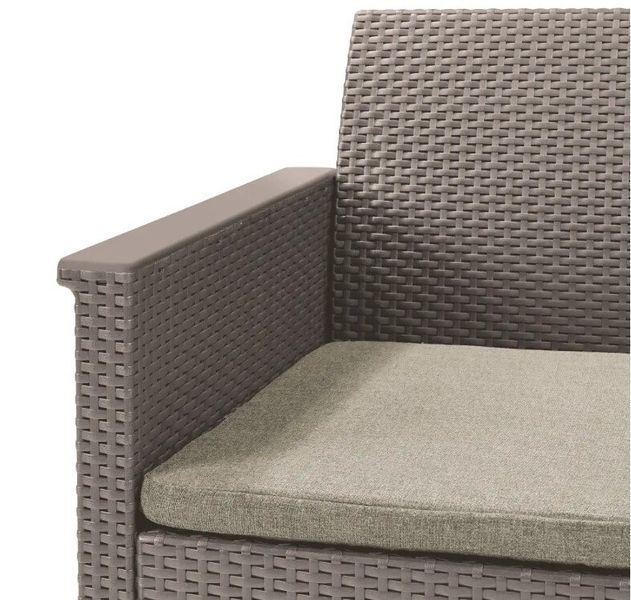Комплект садових меблів EMMA 3 SOFA Капучино Keter 246154 246154 фото