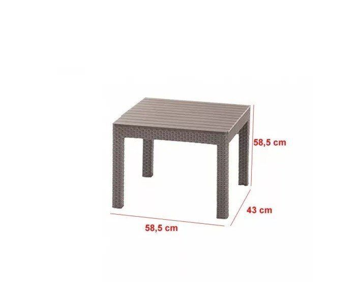 Комплект садових меблів EMMA 3 SOFA Капучино Keter 246154 246154 фото