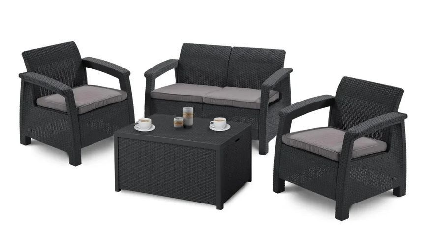 Набор пластиковой садовой мебели Keter Corfu II Box Set 258979 258979 фото