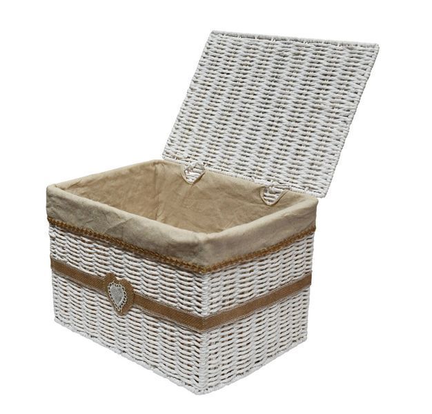 Корзина стеллажная Сердце с крышкой 30х22х21см Handy Home EW-89 S EW-89 S фото