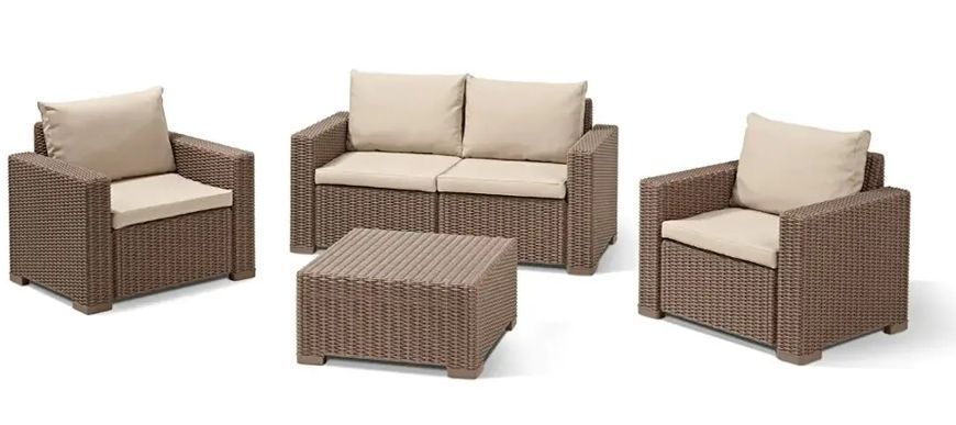 Диван для саду та тераси Keter California SOFA (231562) капучино 252811 252811 фото