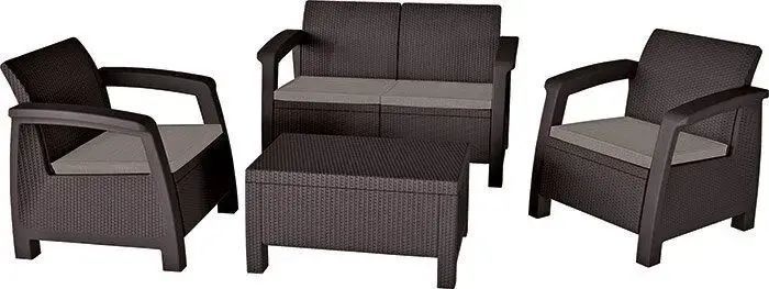 Комплект садових меблів Keter Bahamas Set Коричневий 230683 230683 фото