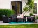 Комплект садових меблів Keter Claire 5 seater set Графіт 252698 252698 фото 1