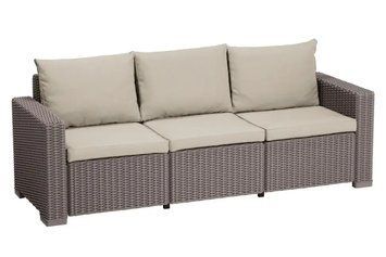 Диван для саду та тераси Keter California Sofa 3 капучино 252837 252837 фото