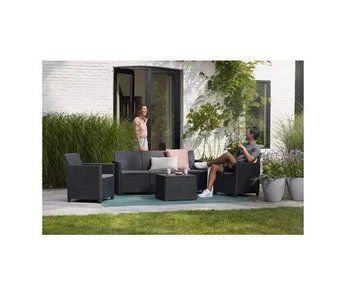 Набір садових меблів Kete Claire 5 seater set with storage table графіт 253075 253075 фото