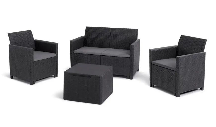 Комплект садових меблів Keter Claire set графіт 253084 253084 фото