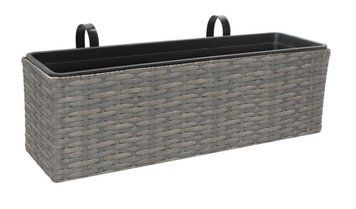 Кашпо балконное из искусственного ротанга Engard 60x18x18 см Engard HA-13 HA-13 фото
