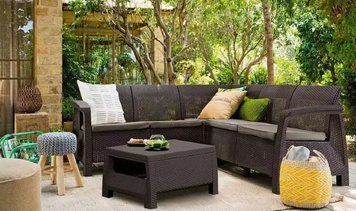 Набор садовой мебели Keter Corfu RELAX Коричневый 227815 227815 фото