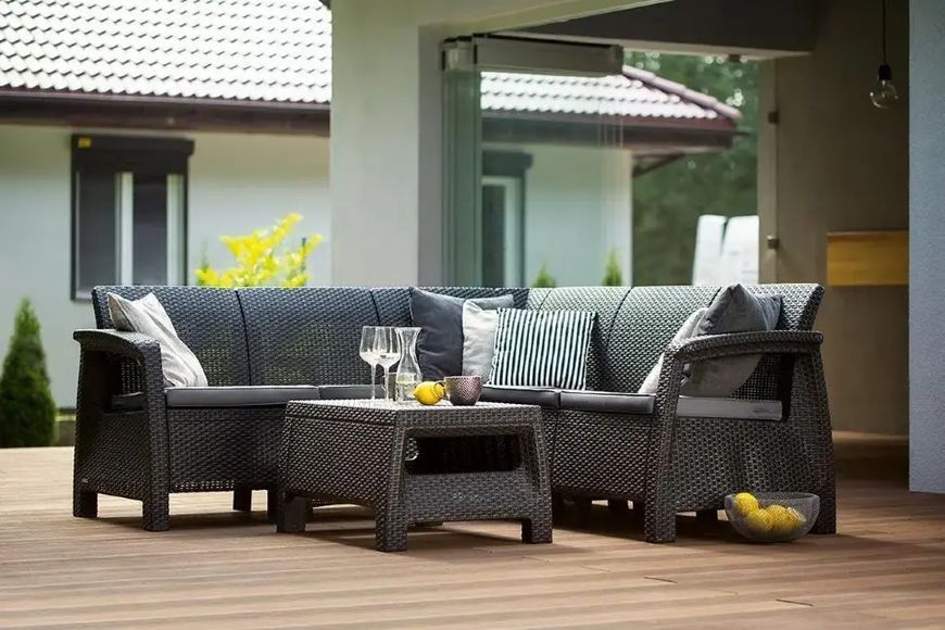 Набор садовой мебели Keter Corfu RELAX Коричневый 227815 227815 фото