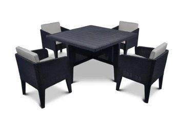 Комплект садових меблів KETER COLUMBIA SET 5 Графіт 247480 247480 фото