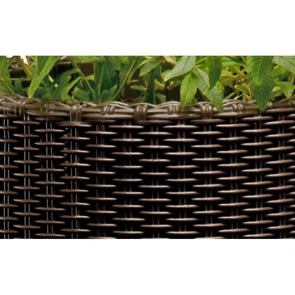 Горщик для квітів S Cylinder Planter коричневий Keter 7290103664183 фото