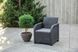 Набір садових меблів Kete Rosalie 3S 5 Seater Set With Orlando Dig Table графіт 249587 249587 фото 5