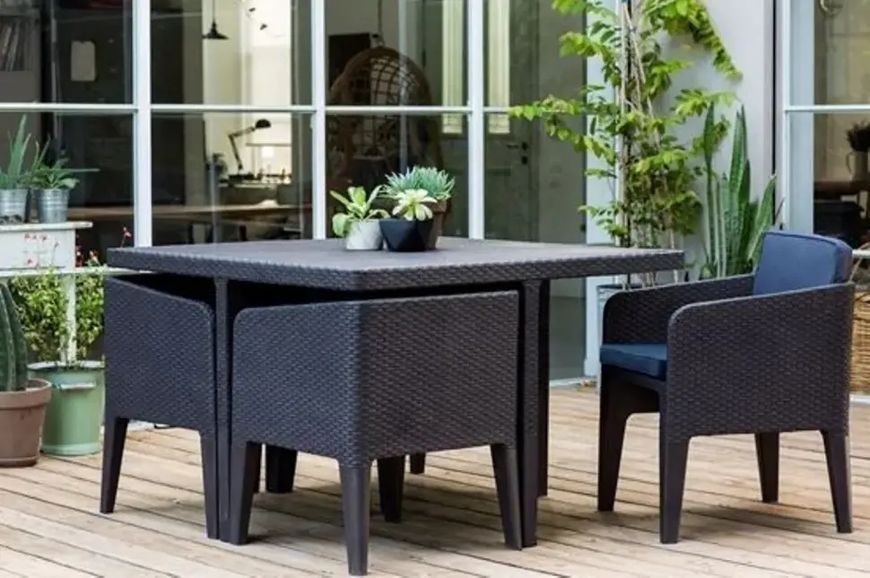 Комплект садовой мебели KETER COLUMBIA SET 5 Графит 247480 247480 фото