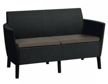 Диван садовий SALEMO 2 SOFA Графіт 244099 244099 фото
