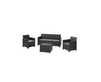 Набор садовой мебели Keter Elodie 5 seater set графит 253923 253923 фото