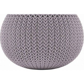 Горщик для рослин Cozies S в комплекті ланцюжок бузковий Keter 7290106929210 фото