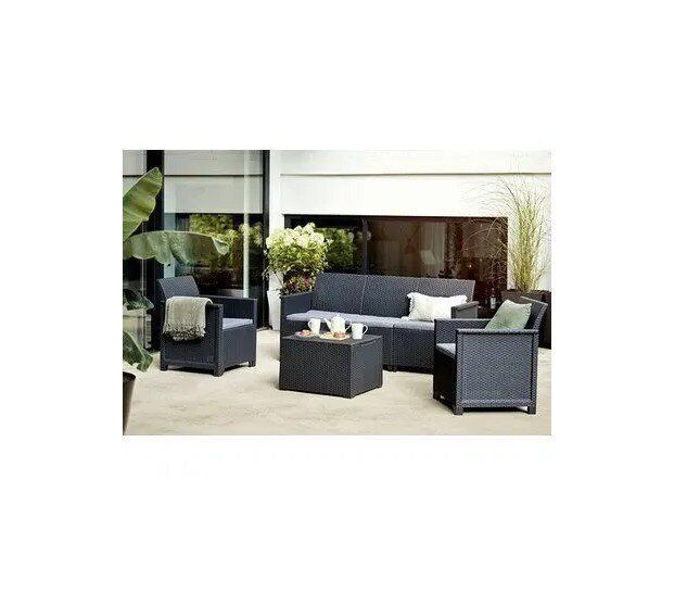 Набор садовой мебели Keter Elodie 5 seater set графит 253923 253923 фото