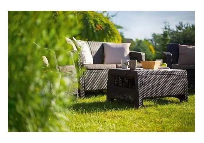 Комплект садових меблів Keter Corfu Set Коричневий 223201 223201 фото