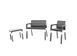 Набор садовой мебели Keter Emily Balcony Set Without Cushions графит 246589 246589 фото 3