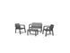 Набор садовой мебели Keter Emily Balcony Set Without Cushions графит 246589 246589 фото 2