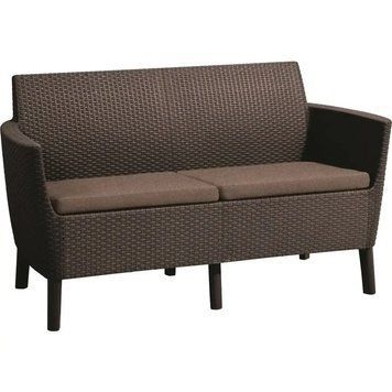 Диван садовий SALEMO 2 SOFA Коричневий 244096 244096 фото