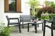 Набор садовой мебели Keter Emily Patio set графит 247063 247063 фото 3