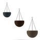 Горщик для рослин Rattan hanging sphere коричневий Keter 7290106924567 фото 2
