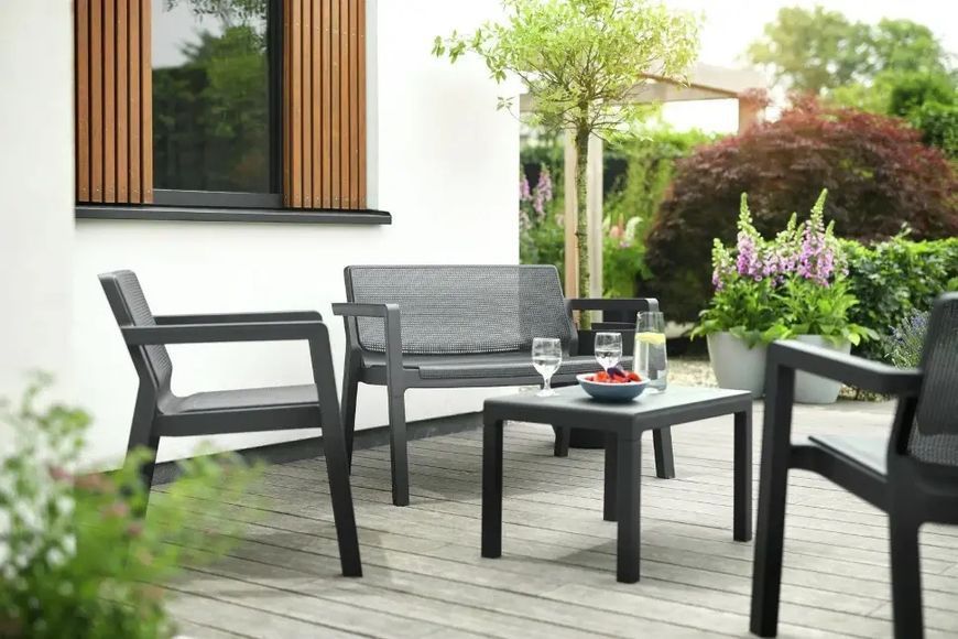 Набор садовой мебели Keter Emily Patio set графит 247063 247063 фото