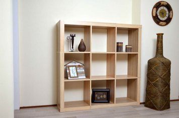 Стелаж меблевий Кубус "Мікс" 3*3 (1146*1146*290 мм) дуб тахо Inteo 80391451 80391451 фото