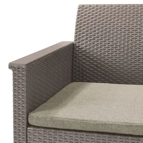 Комплект садових меблів Keter Elodie 2 Seater Sofa Set (246155) капучино 254091 254091 фото