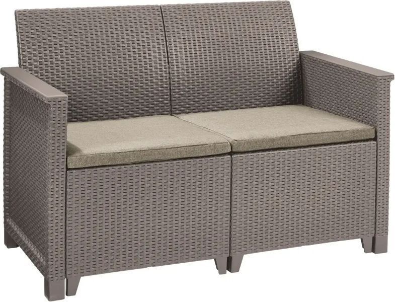 Комплект садових меблів Keter Elodie 2 Seater Sofa Set (246155) капучино 254091 254091 фото