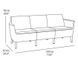 Диван садовый SALEMO 3 SEATER SOFA Keter Капучино 244094 244094 фото 2