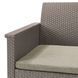 Комплект садових меблів Keter Elodie 2 Seater Sofa Set (246155) капучино 254091 254091 фото 6