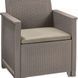 Комплект садових меблів Keter Elodie 2 Seater Sofa Set (246155) капучино 254091 254091 фото 5